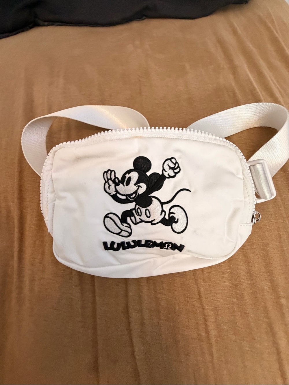 lululemon athletica White Mickey Mouse Waist Bag